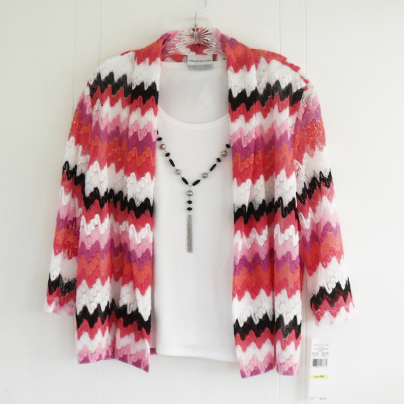 Alfred Dunner 3 Piece Shell & Jacket Set - Picture 4 of 7